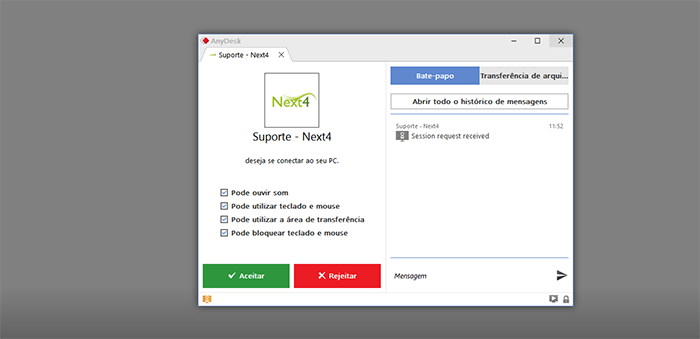 Acesso Remoto com AnyDesk - Tutoriais/Suporte - Next4 ...